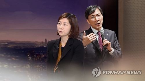 안희정, 항소심 법정 첫 출석…피해자 김지은씨 비공개 신문(CG)