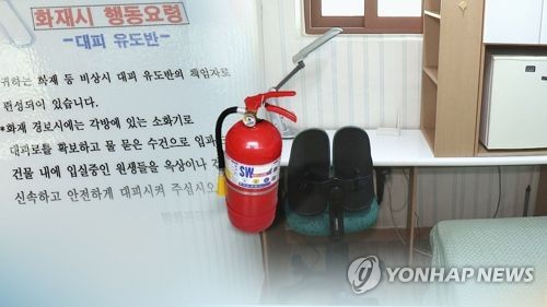 국가안전대진단 불시 점검…고시원 화재안전 실태는 (CG)