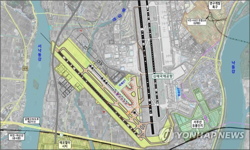 김해신공항 계획도