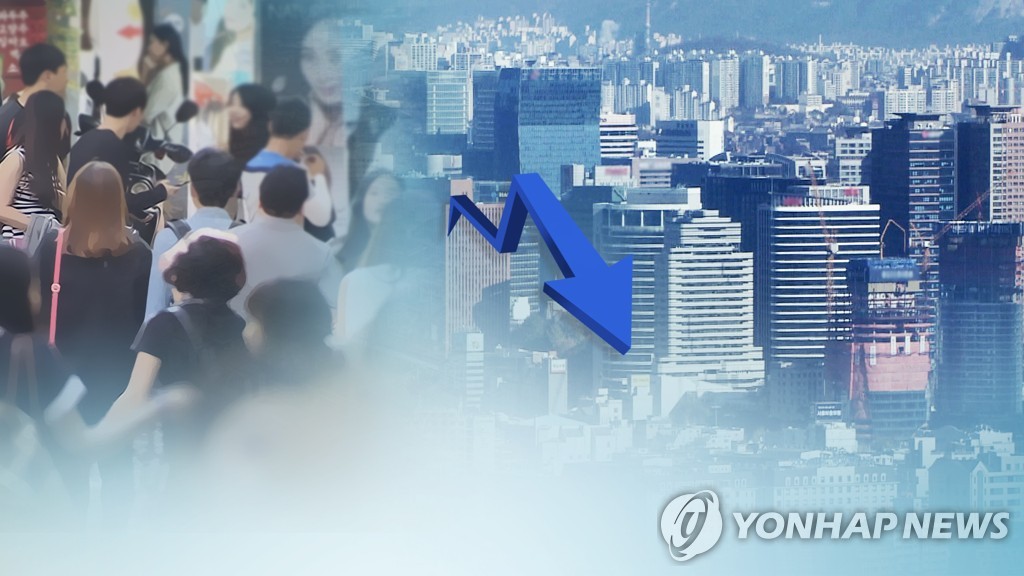 "올해 한국 성장률 전망 2.2%→2.0%…신종코로나 등 영향" (CG)