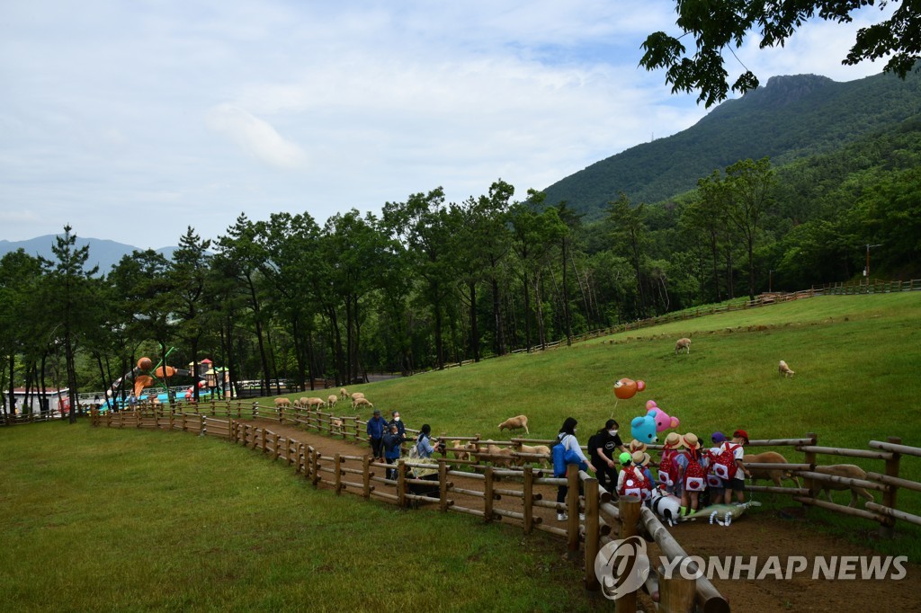 경남 거제 숲소리공원 전경