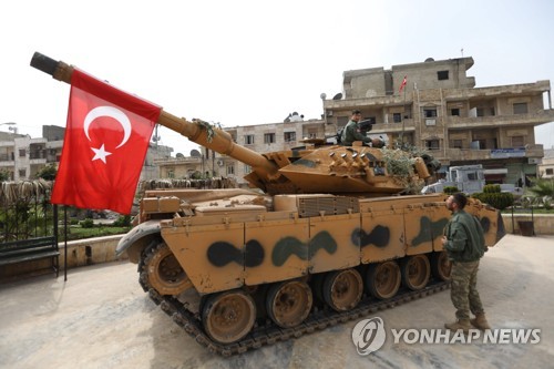 터키군, 시리아 북서부 쿠르드 도시 점령