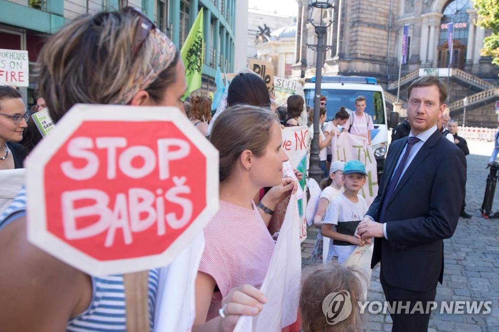 GERMANY-CZECH-POLITICS-DEMONSTRATION-BABIS