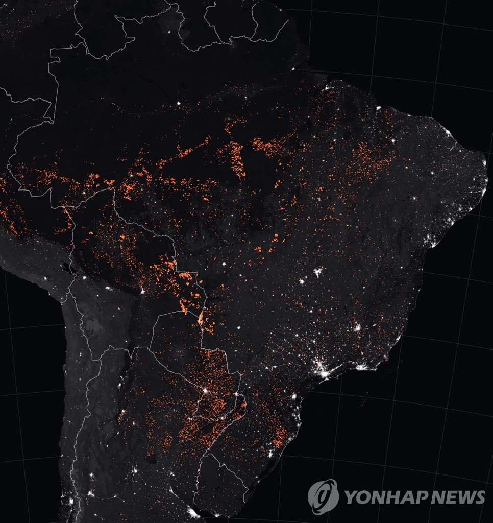 SOUTH AMERICA-BRAZIL-FIRE-DEFORESTATION-AMAZON