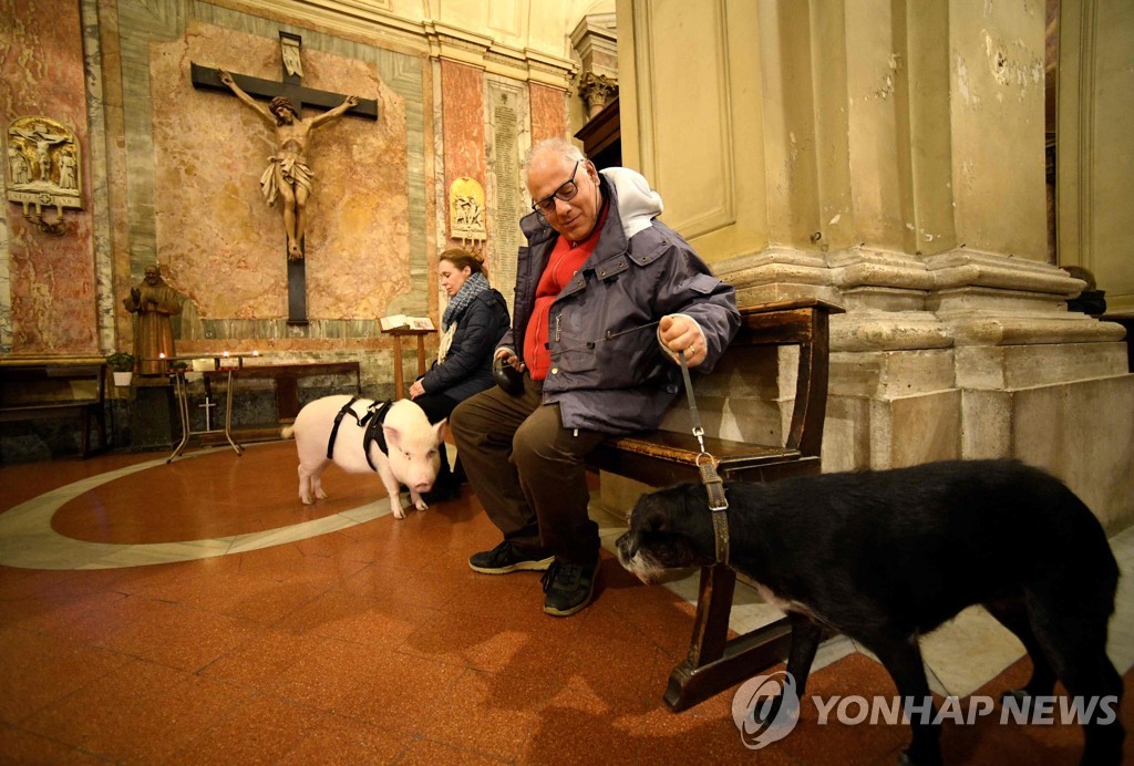 ITALY-RELIGION-ANIMAL-BLESSING