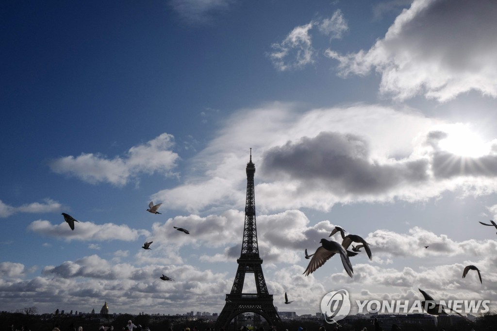 프랑스 파리의 에펠탑. 기사 내용과 직접적 관련 없음. [AFP=연합뉴스 자료사진]