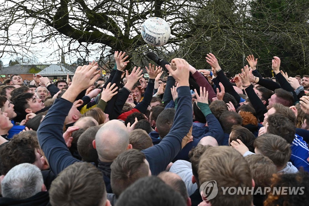 BRITAIN-LIFESTYLE-CULTURE-SPORT-SHROVETIDE
