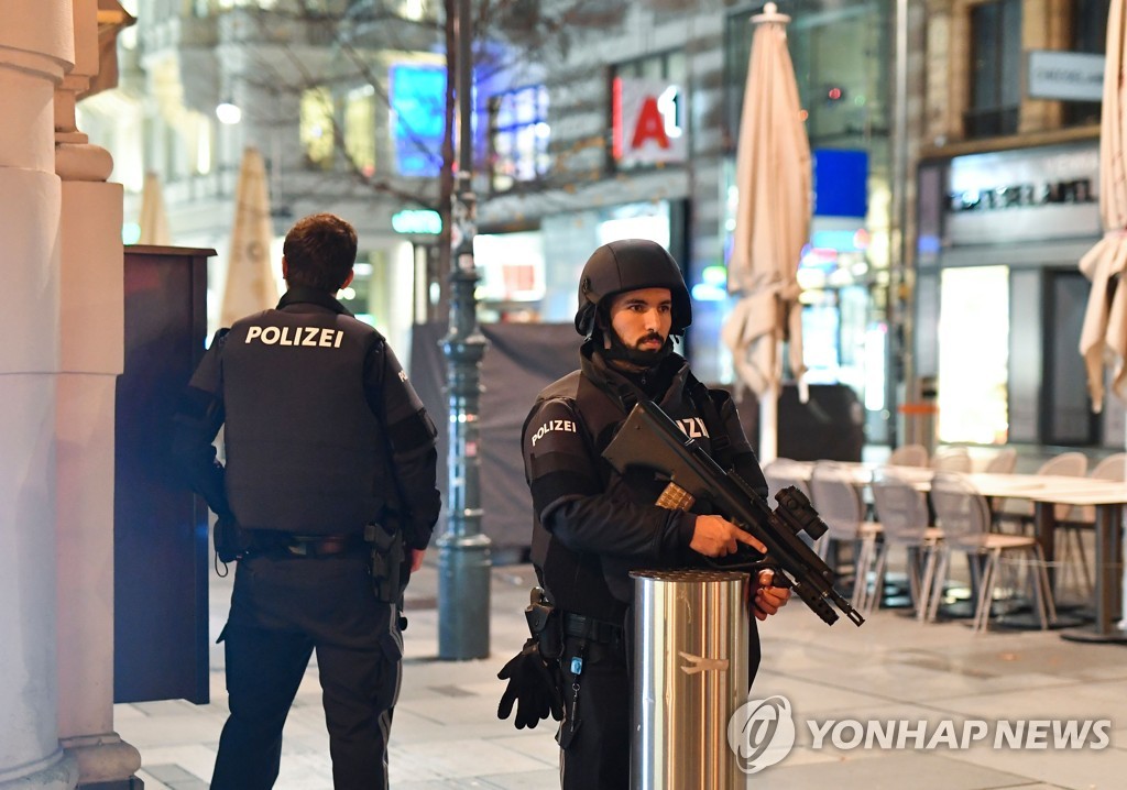 "오스트리아 빈 공격, 6곳에서 일어나"