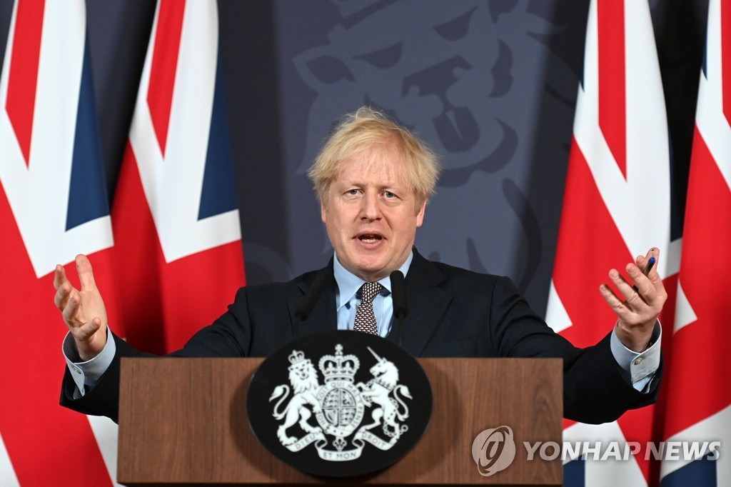 보리스 존슨 영국 총리