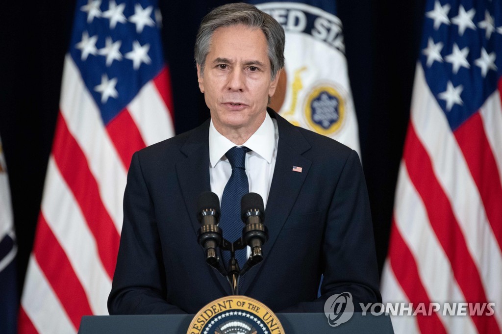 블링컨 미 국무장관