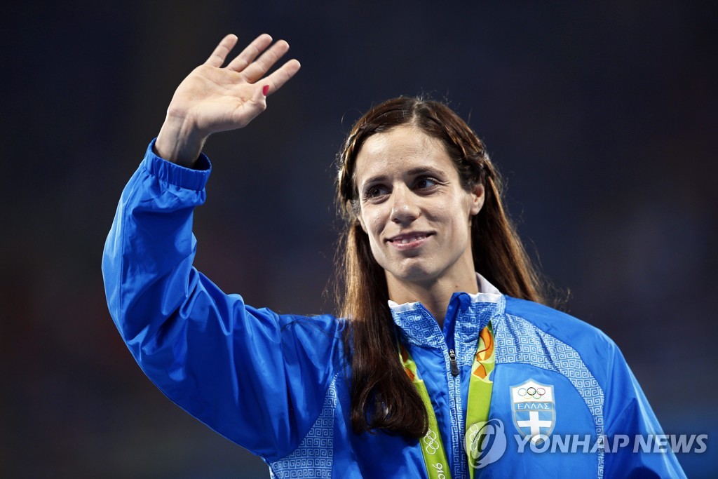 리우올림픽 여자 장대높이뛰기 금메달리스트 스테파니디 