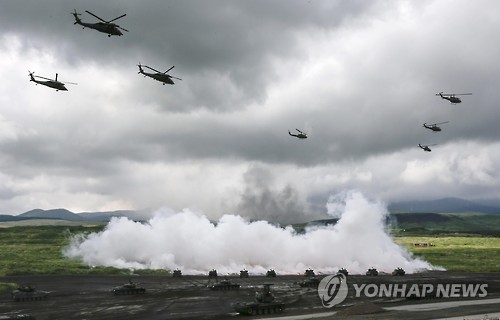 日자위대 연례 군사 훈련 실시