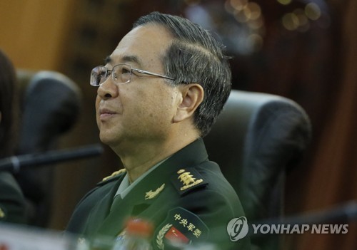 팡펑후이 중국 중앙군사위원회 연합참모부 참모장