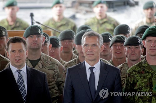 스톨텐베르크 NATO 사무총장 에스토니아 방문