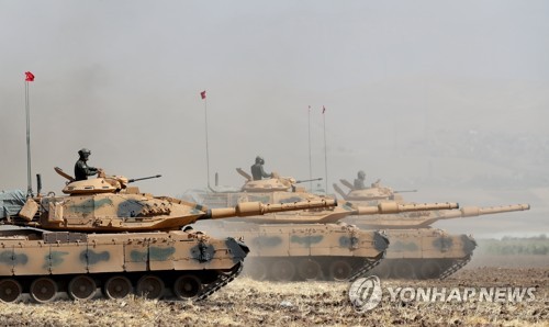 터키군 엿새째 이라크 인접 국경지역에서 군사 훈련