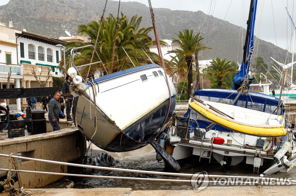SPAIN WEATHER GLORIA SQUALL