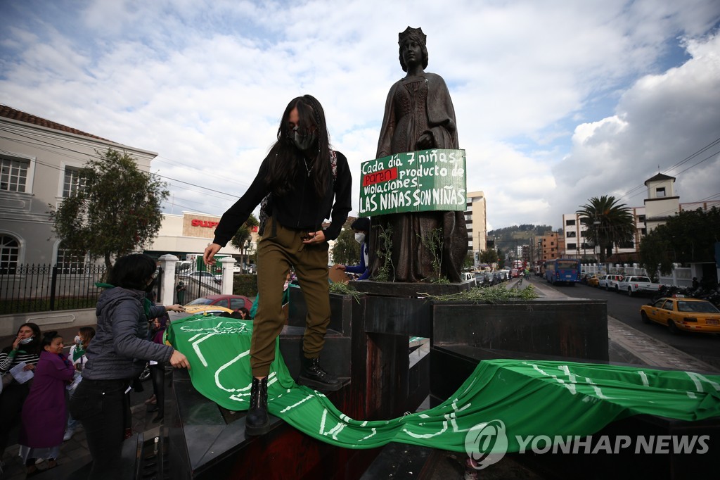 ECUADOR ABORTION PROTEST