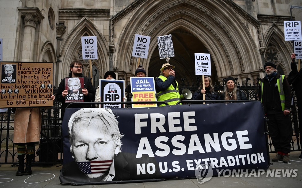 BRITAIN WIKILEAKS JULIAN ASSANGE US EXTRADITION CASE