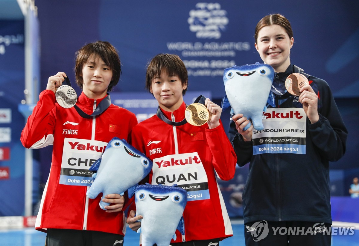 다이빙 여자 10ｍ 플랫폼 메달리스트