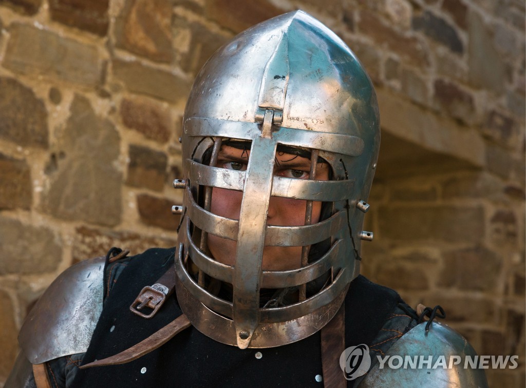 2019 Genoese Helmet international knight festival in Crimea, Russia