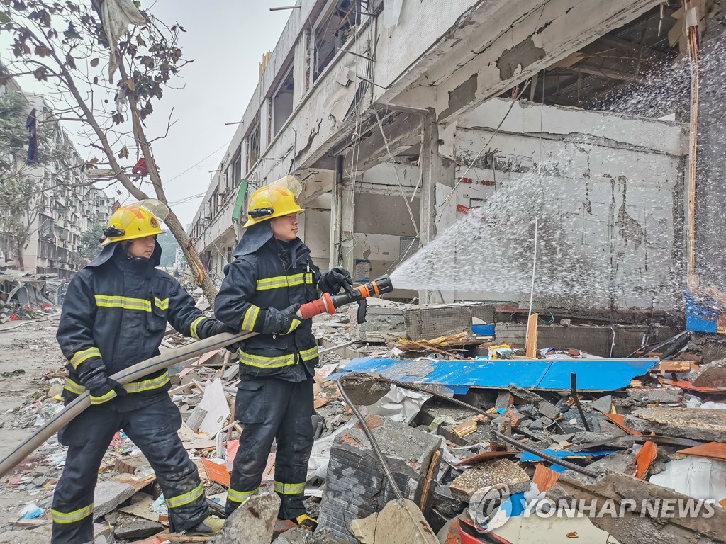 (SPOT NEWS) CHINA-HUBEI-SHIYAN-GAS EXPLOSION (CN)