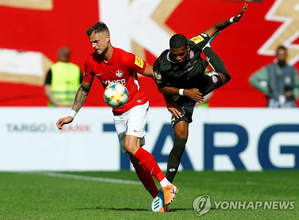 마인츠의 경기 모습