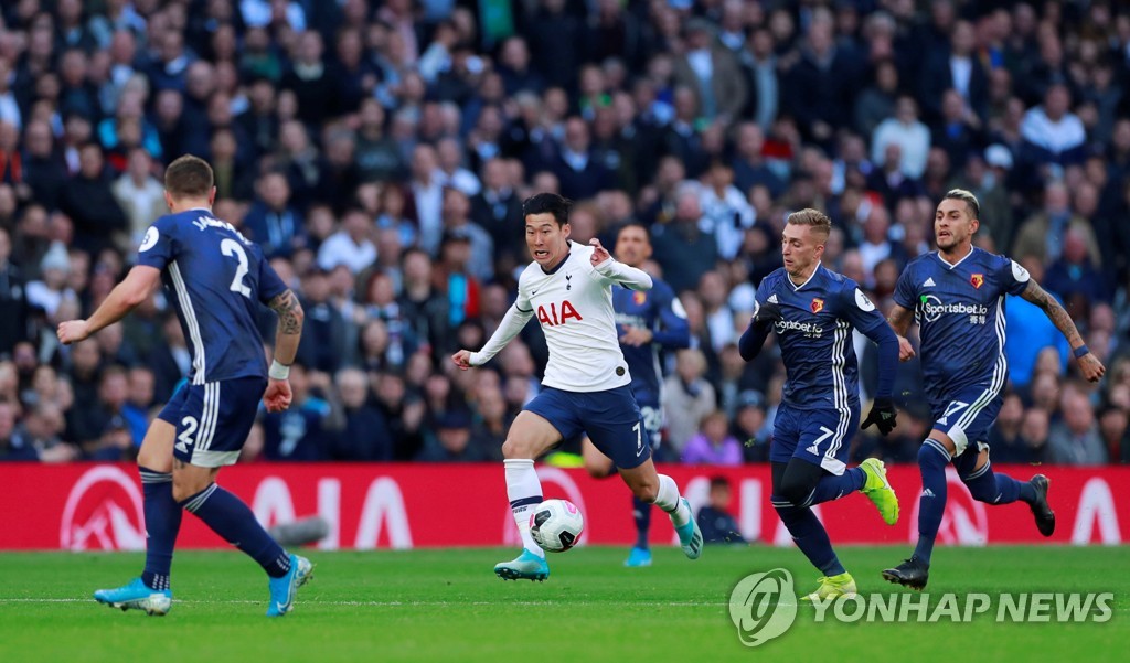 SOCCER-ENGLAND-TOT-WAT/REPORT