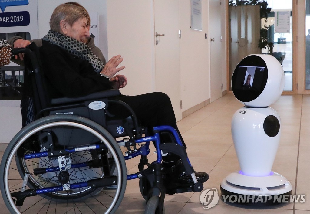 HEALTH-CORONAVIRUS/BELGIUM-ROBOTS