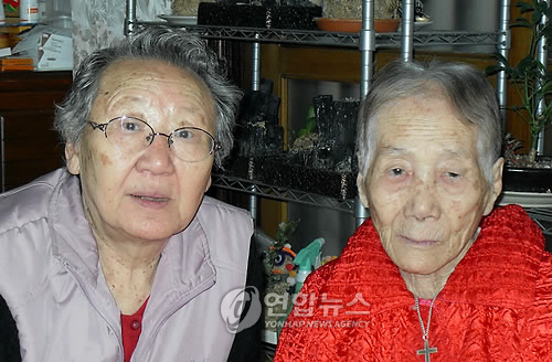 위안부 피해자 길원옥.이순덕 할머니