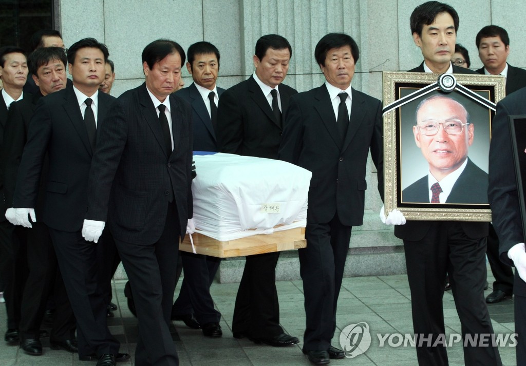 지난 2010년 7월 고 장태완 전 수도경비사령관의 영결식 모습(자료사진)