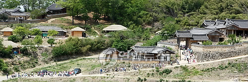 경주 양동마을 전경