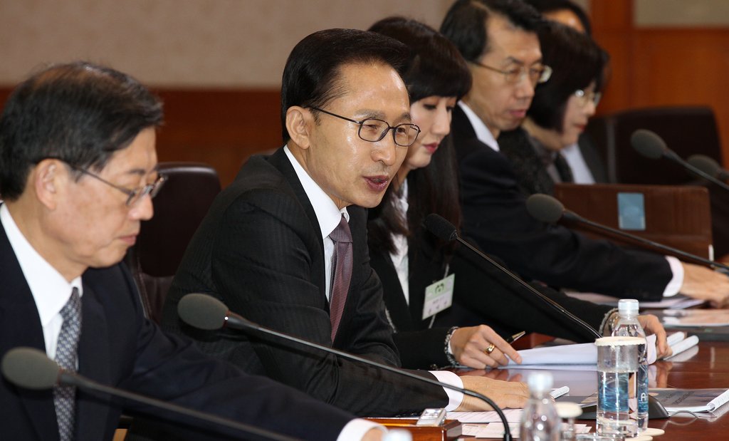 李대통령, 공정사회추진회의 주재
