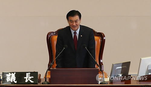 강창희 국회의장 선출