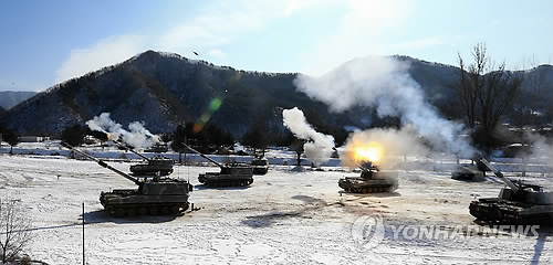불 뿜는 K-9 자주포