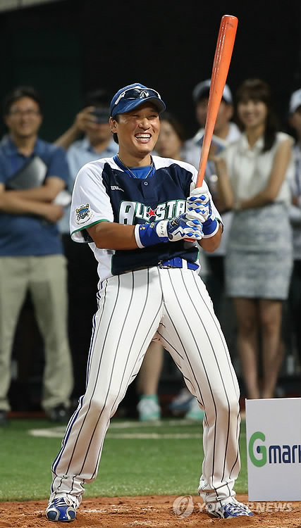국민타자 이승엽 홈런레이스 우승