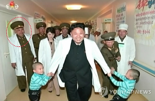 北 김정은 측근 마원춘, 군복 입고 첫 등장
