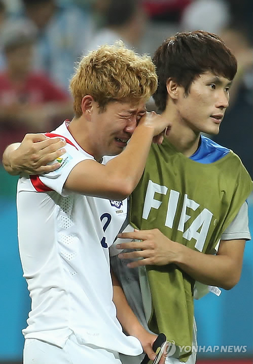 <월드컵2014> '막내의 눈물'