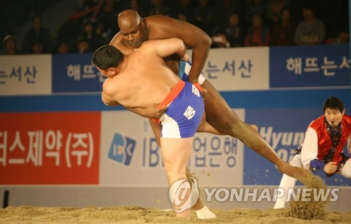 미국 씨름 선수 커티스 존슨, 한국서 천하장사대회 준비