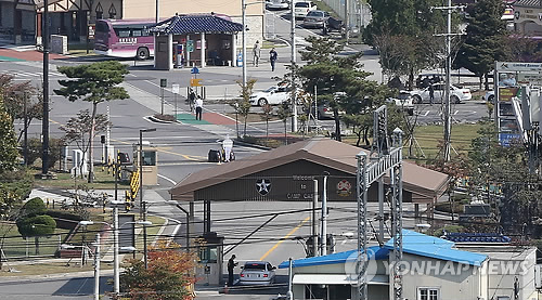 미2사단 210화력여단이 주둔하고 있는 동두천 캠프 케이시의 모습(자료 사진)
