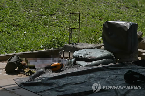 총기 난사 가해자의 사격 현장