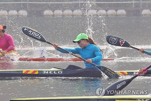 전국체전 카누 이순자의 질주