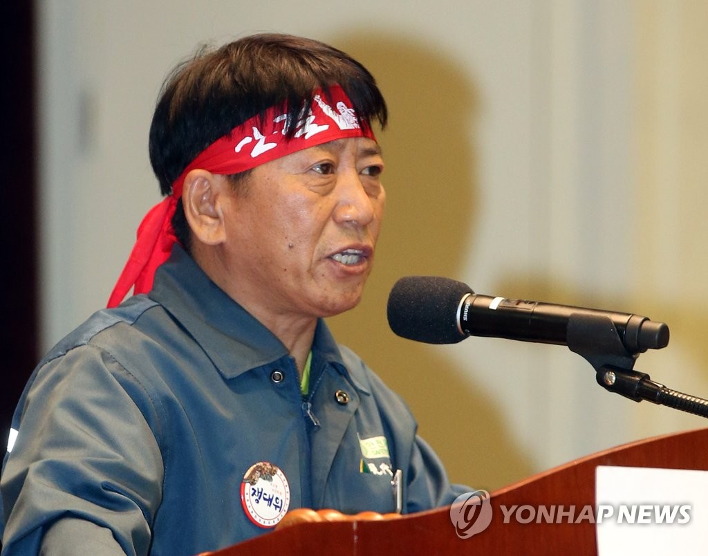 현대중공업 노조위원장에 당선된 백형록씨