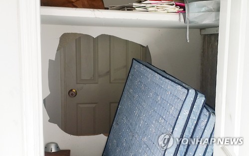 일가족 목숨 구한 경량 칸막이