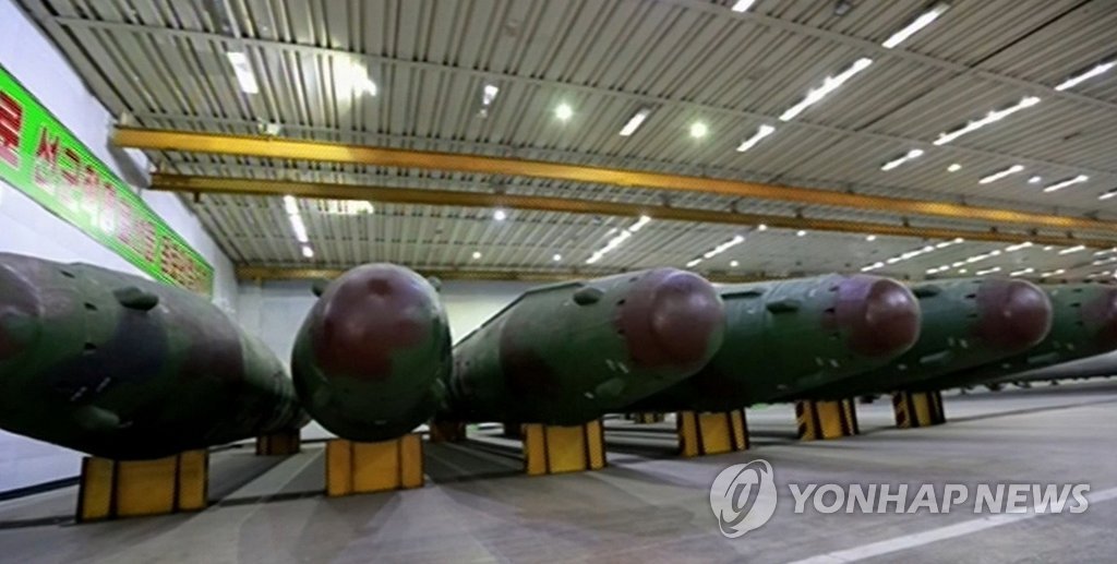 북한의 ICBM, KN-14[연합뉴스 자료사진)