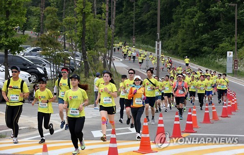지난해 TNF 100K 트레일러닝 국제대회 모습