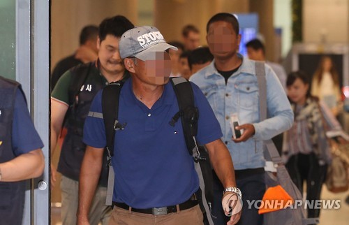 광현호 선상살인 참고인 입국