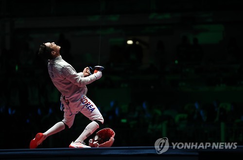 김정환의 리우올림픽에서의 모습