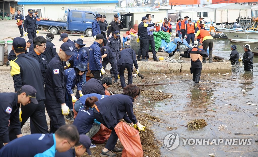 울산항 수중정화활동