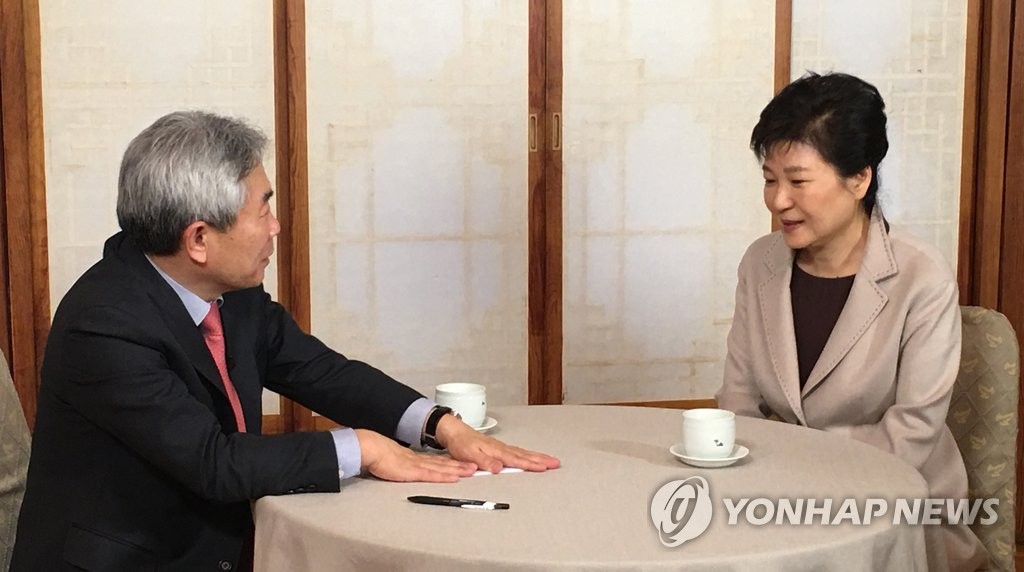 박 대통령, 탄핵 가결후 첫 인터뷰