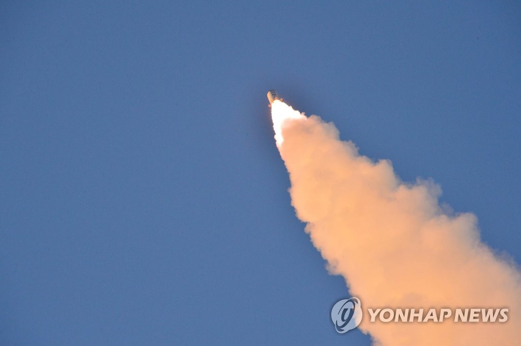 2월 북한이 시험발사한 북극성 2형